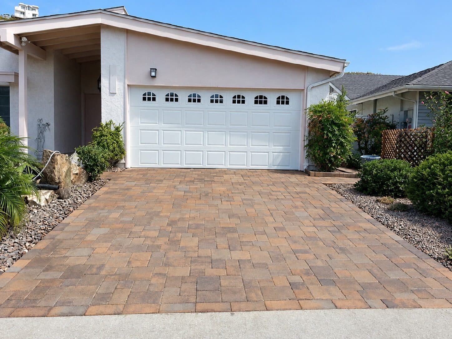 Driveway and entry