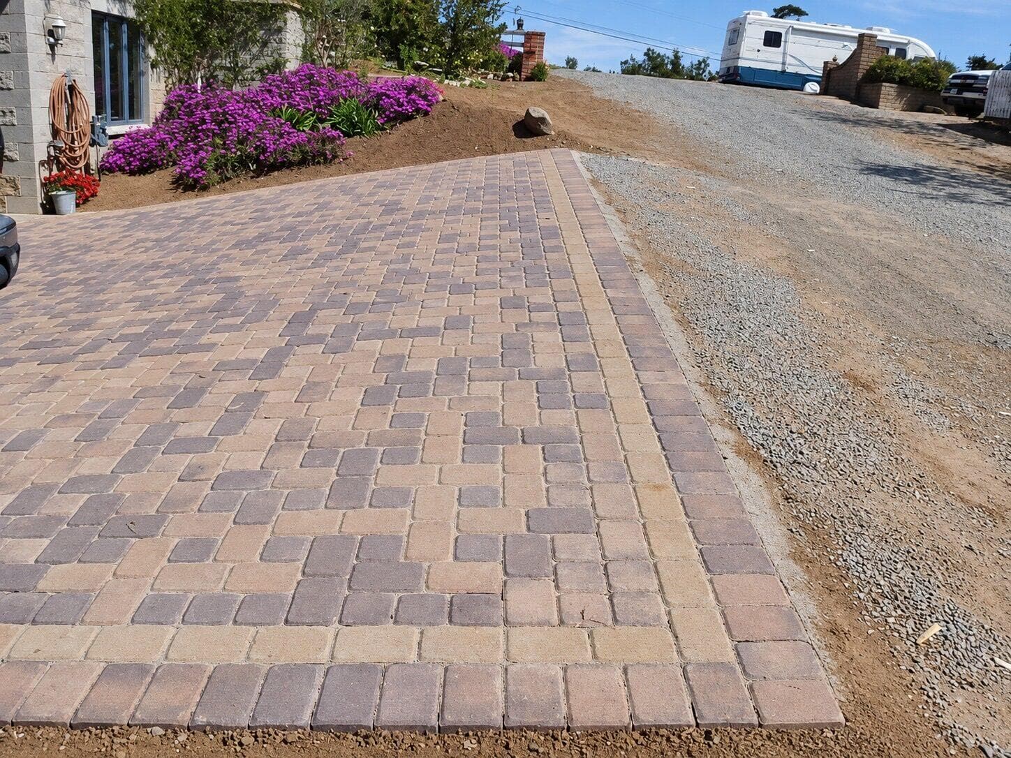 Driveway border detail
